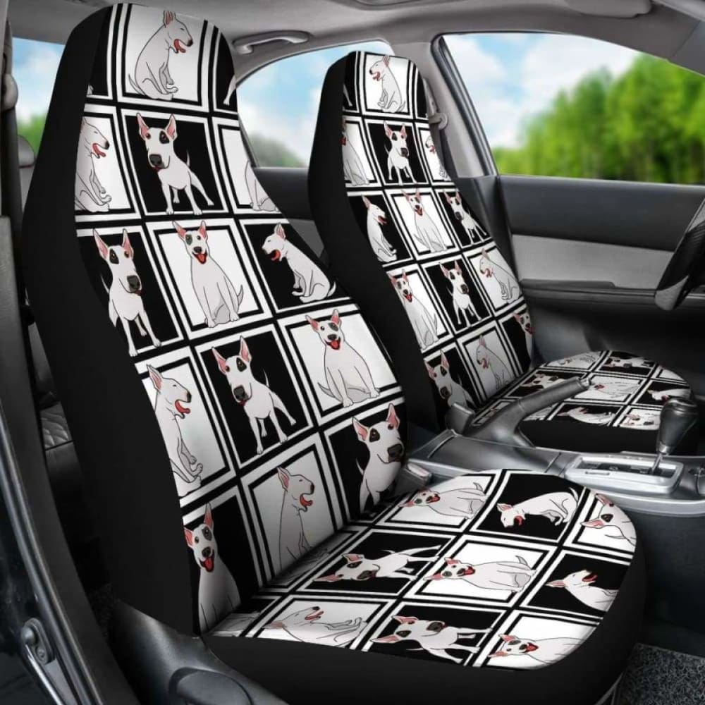 Bull Terrier Car Seat Covers