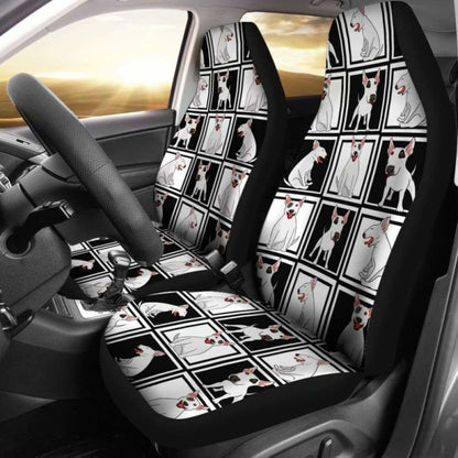 Bull Terrier Car Seat Covers