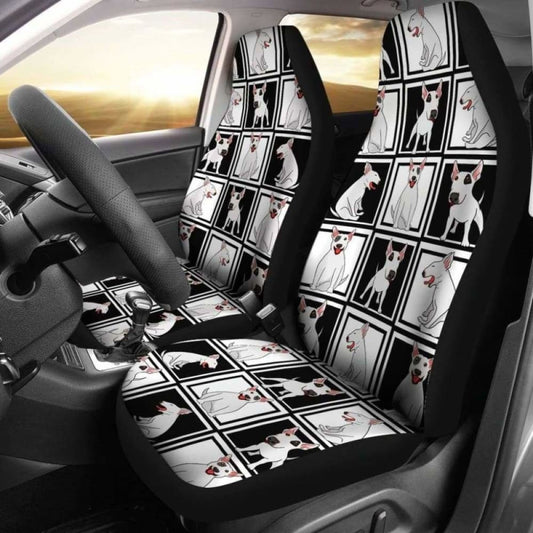 Bull Terrier Car Seat Covers