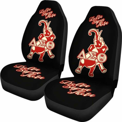 Delta Sigma Theta Car-Suv Seat Cover Black-Elephant