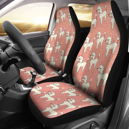 Poodle Car Seat Cover