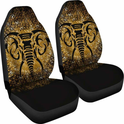 Elephant Zen Gold Car Seat Covers