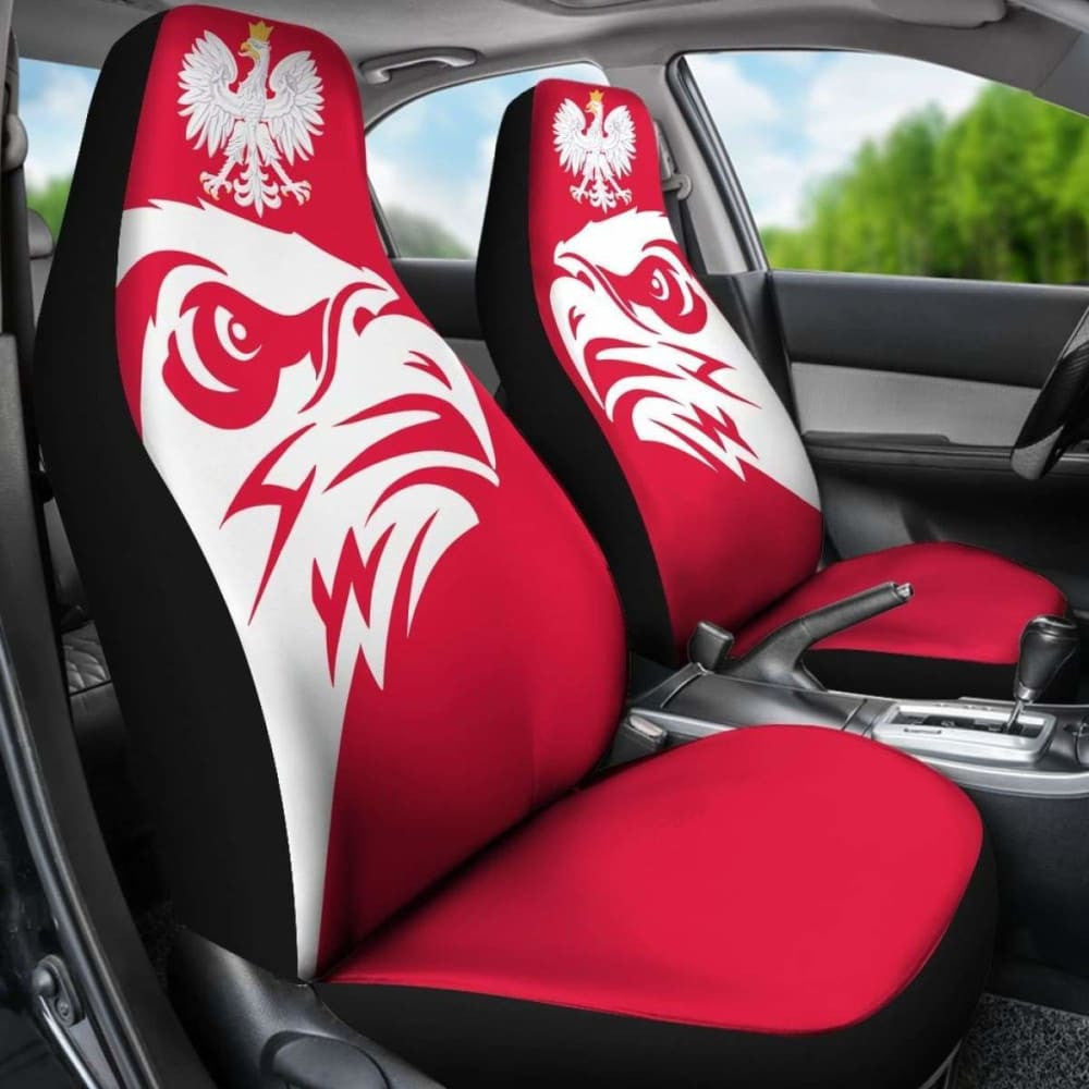 The Poland Eagle Car Seat Covers