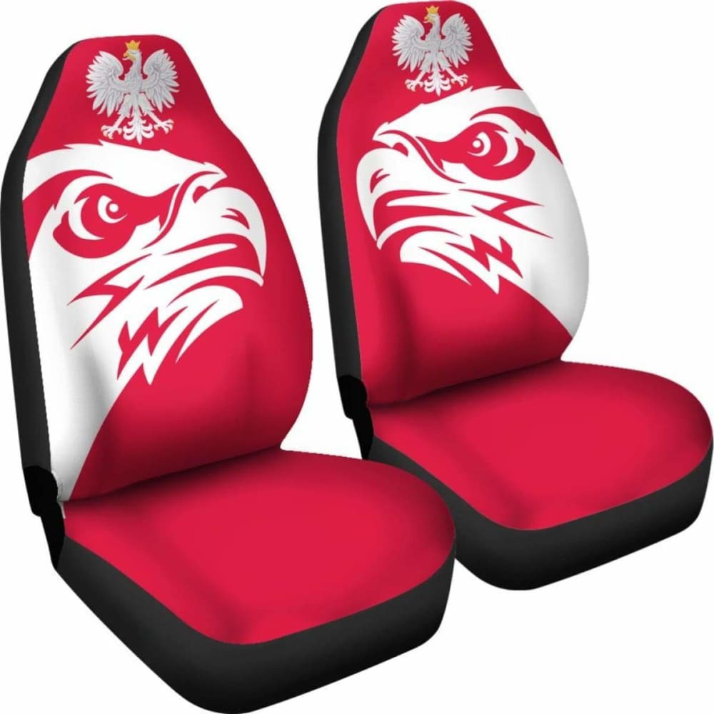 The Poland Eagle Car Seat Covers