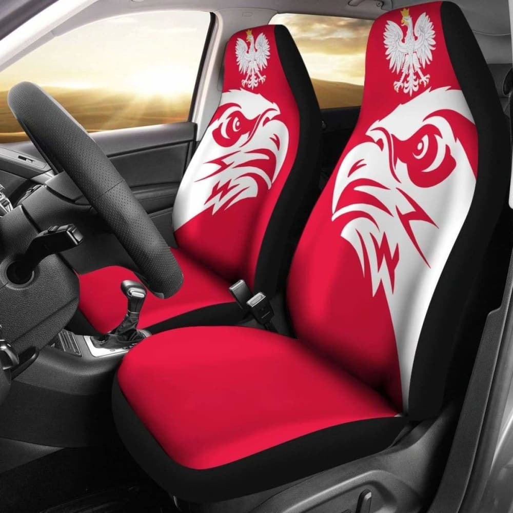 The Poland Eagle Car Seat Covers