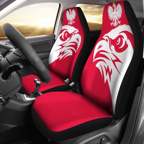 The Poland Eagle Car Seat Covers