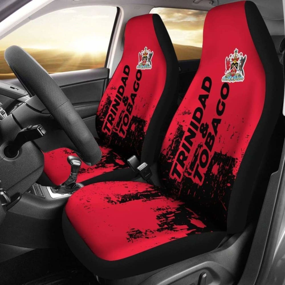 Trinidad & Tobago Car Seat Covers Smudge Style