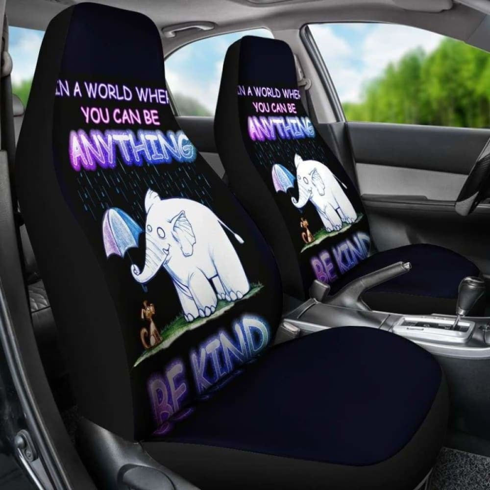 Elephant Be Kind Car Seat Covers