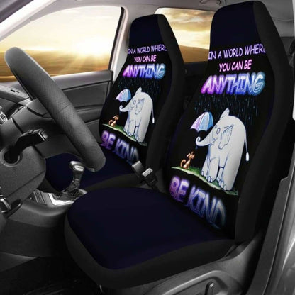 Elephant Be Kind Car Seat Covers