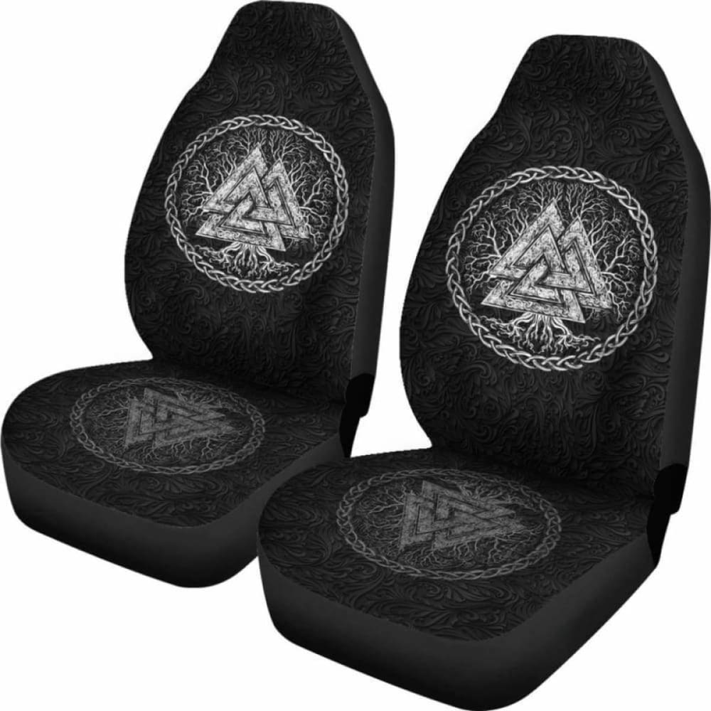 Viking Valknut Tree Of Life Car Seat Covers