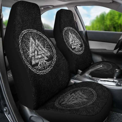 Viking Valknut Tree Of Life Car Seat Covers