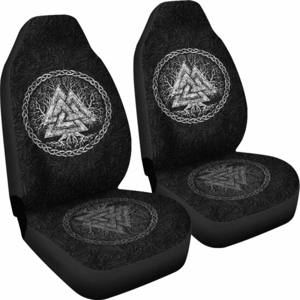 Viking Valknut Tree Of Life Car Seat Covers