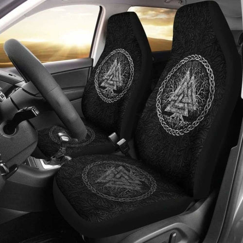 Viking Valknut Tree Of Life Car Seat Covers