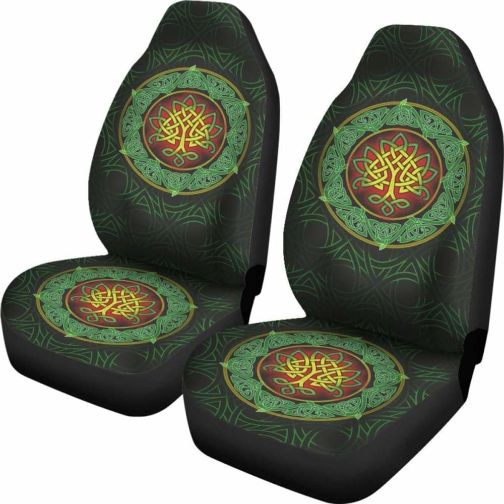 Celtic Car Seat Covers - Celtic Symbol Tree Of Life With Ornaments