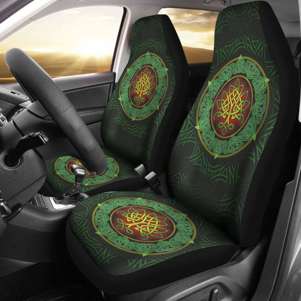 Celtic Car Seat Covers - Celtic Symbol Tree Of Life With Ornaments