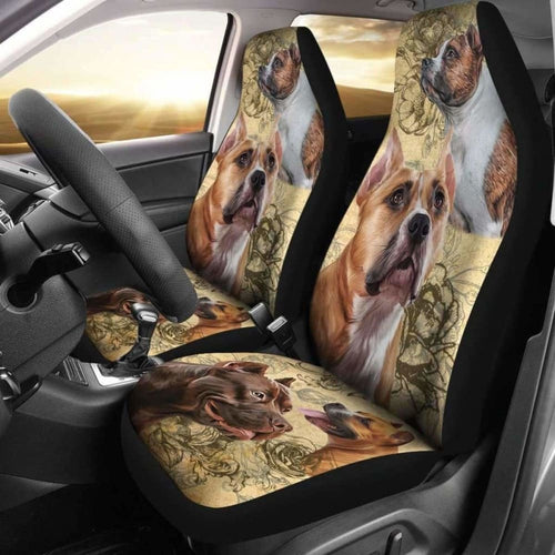 Staffordshire Bull Terrier Car Seat Covers Amazing Gift