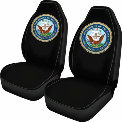 Navy Military Car Seat Covers Set Of