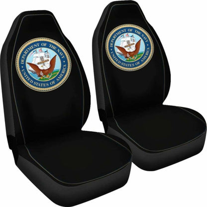 Navy Military Car Seat Covers Set Of