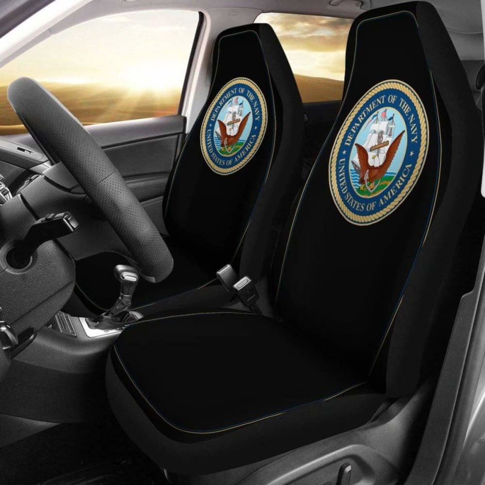 Navy Military Car Seat Covers Set Of