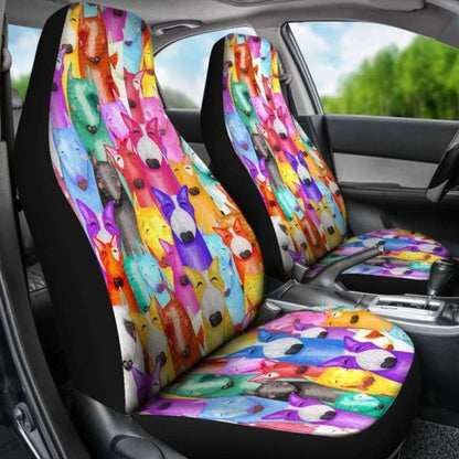 Bull Terrier Car Seat Covers