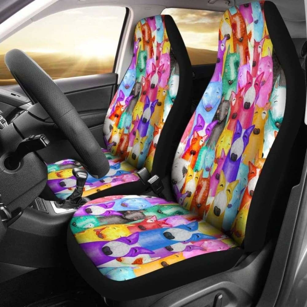 Bull Terrier Car Seat Covers