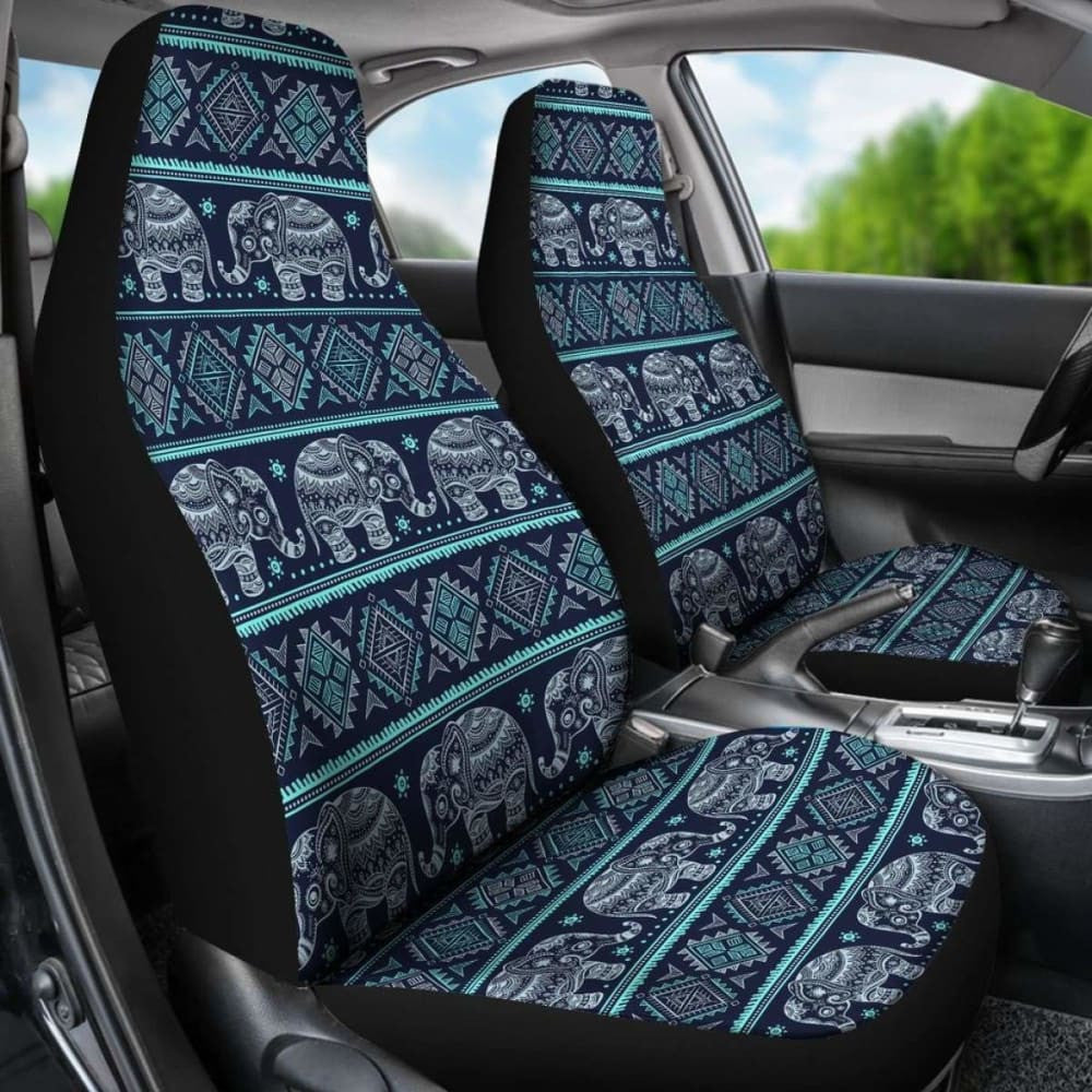 Yoga The Elephants Car Seat Cover