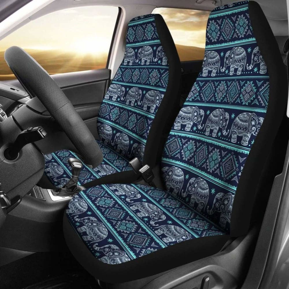 Yoga The Elephants Car Seat Cover