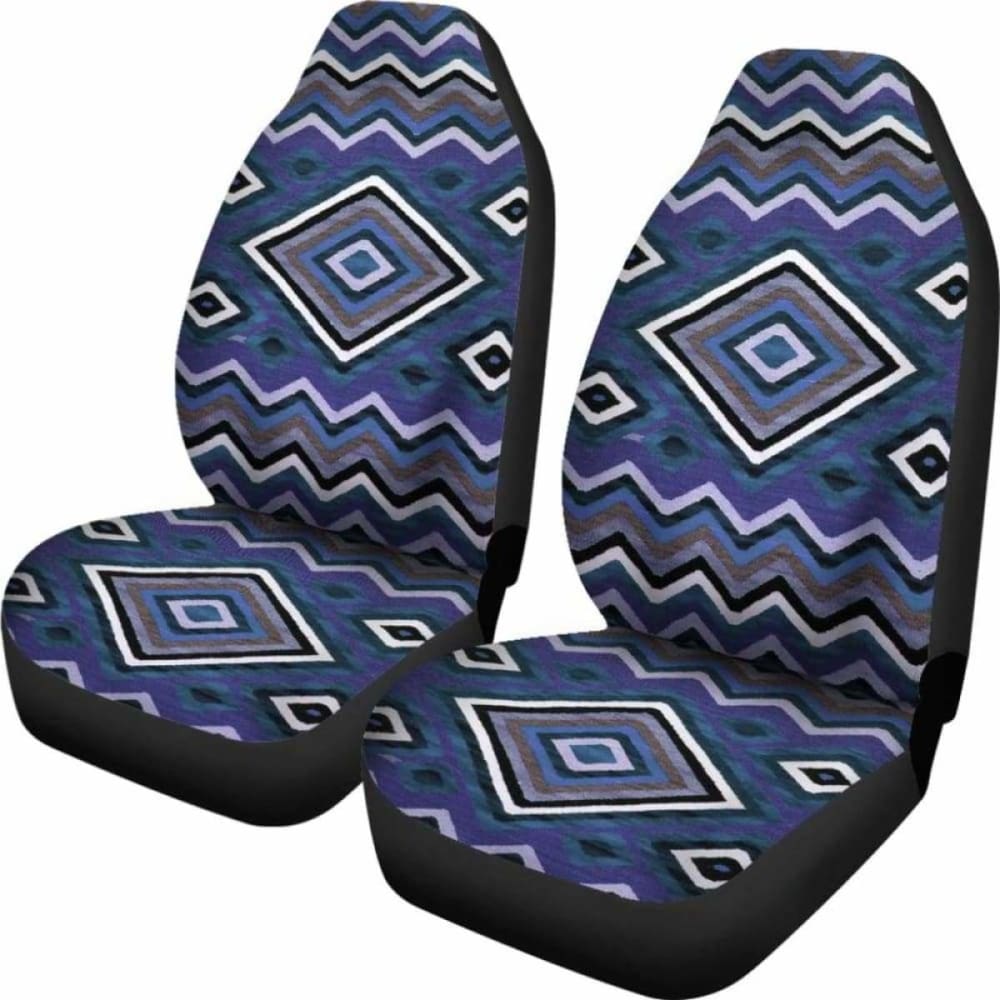 Blue Aztec Car Seat Covers