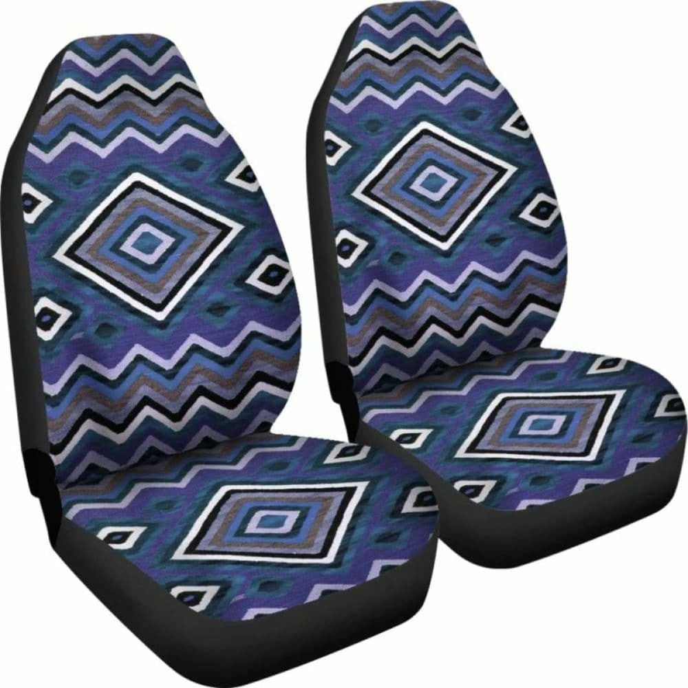 Blue Aztec Car Seat Covers