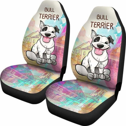 Bull Terrier Car Seat Covers