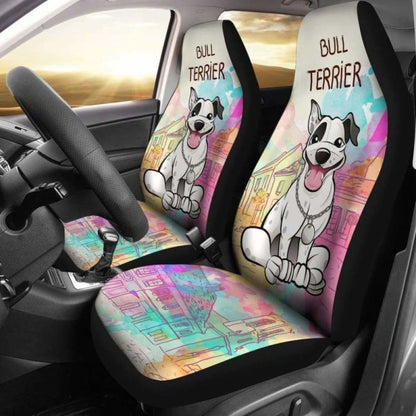 Bull Terrier Car Seat Covers