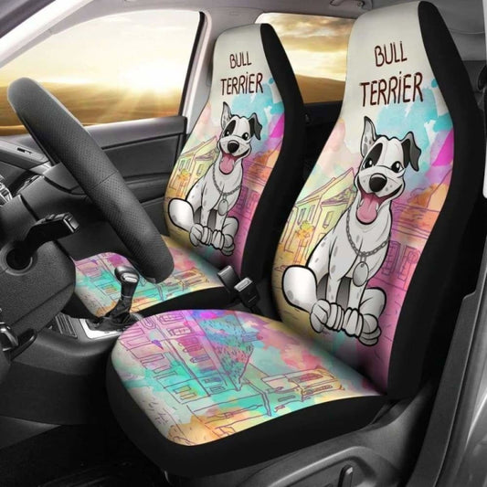 Bull Terrier Car Seat Covers