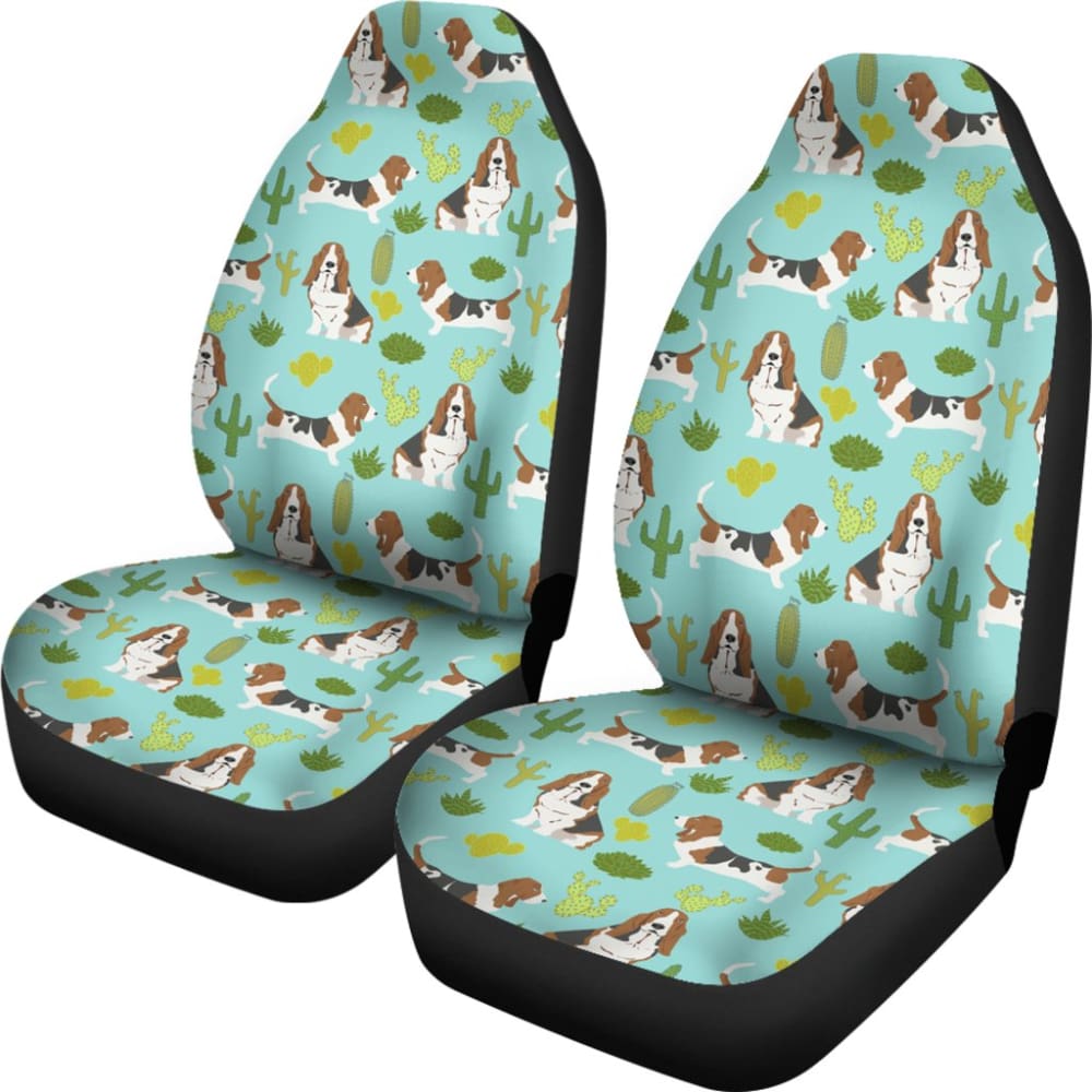 Cute Basset Hound Dog Car Seat Covers Amazing Gift Ideas