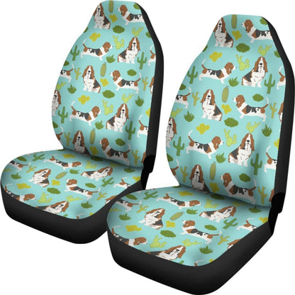 Cute Basset Hound Dog Car Seat Covers Amazing Gift Ideas