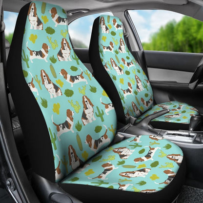 Cute Basset Hound Dog Car Seat Covers Amazing Gift Ideas