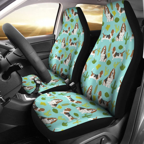 Cute Basset Hound Dog Car Seat Covers Amazing Gift Ideas