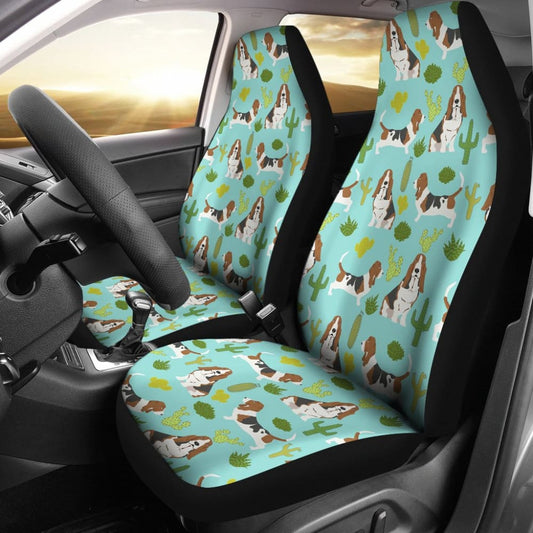 Cute Basset Hound Dog Car Seat Covers Amazing Gift Ideas