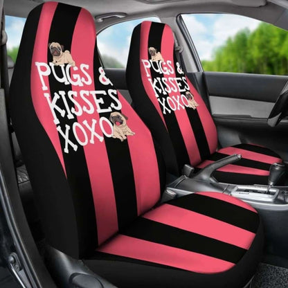 Pugs N Kisses Car Seat Covers