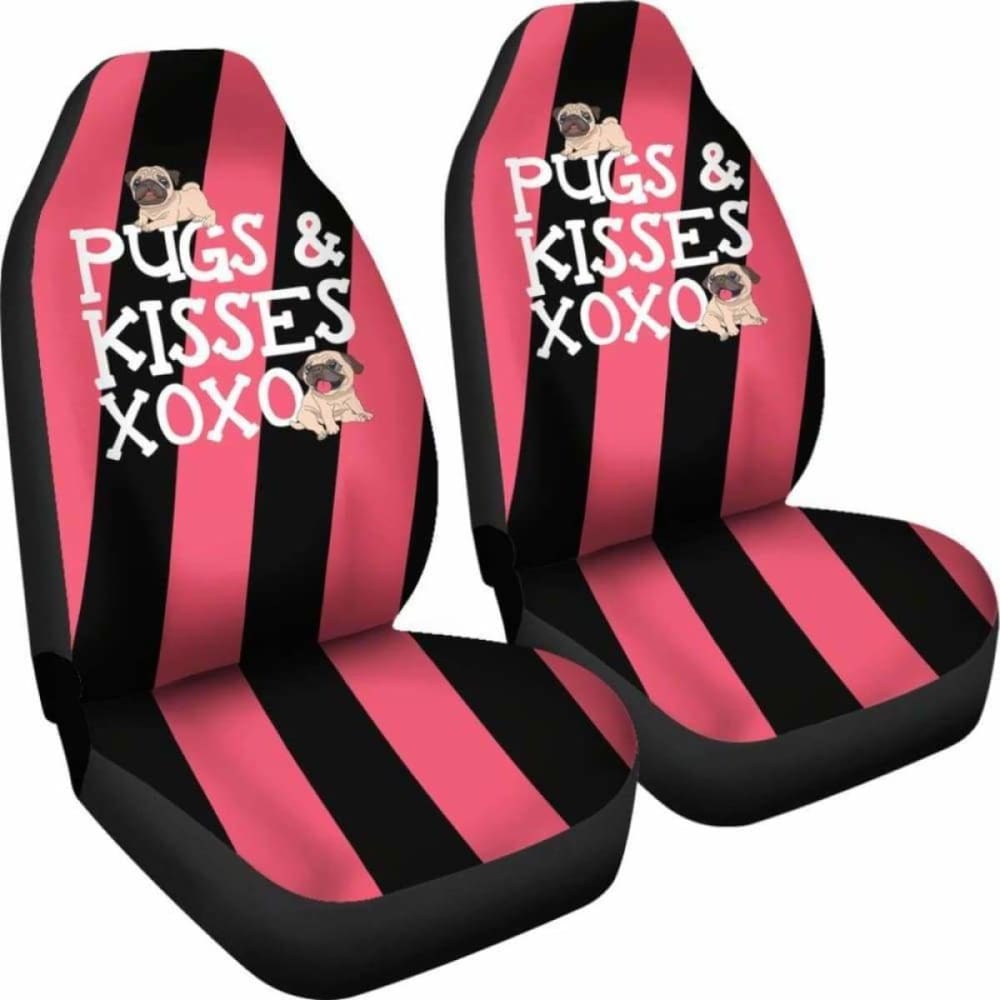 Pugs N Kisses Car Seat Covers
