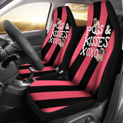 Pugs N Kisses Car Seat Covers