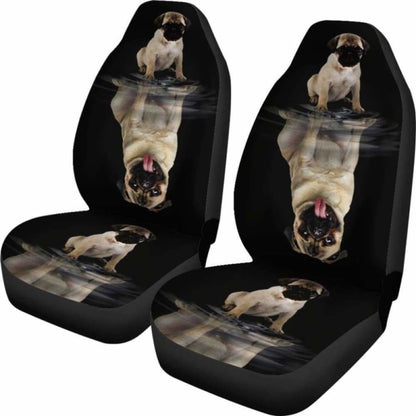 Pug Pets Dogs Animal Car Seat Cover