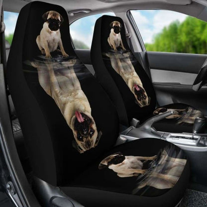 Pug Pets Dogs Animal Car Seat Cover