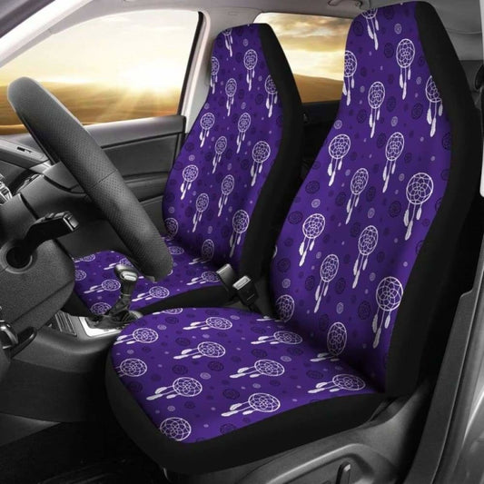 Purple Dreamcatcher Car Seat Covers