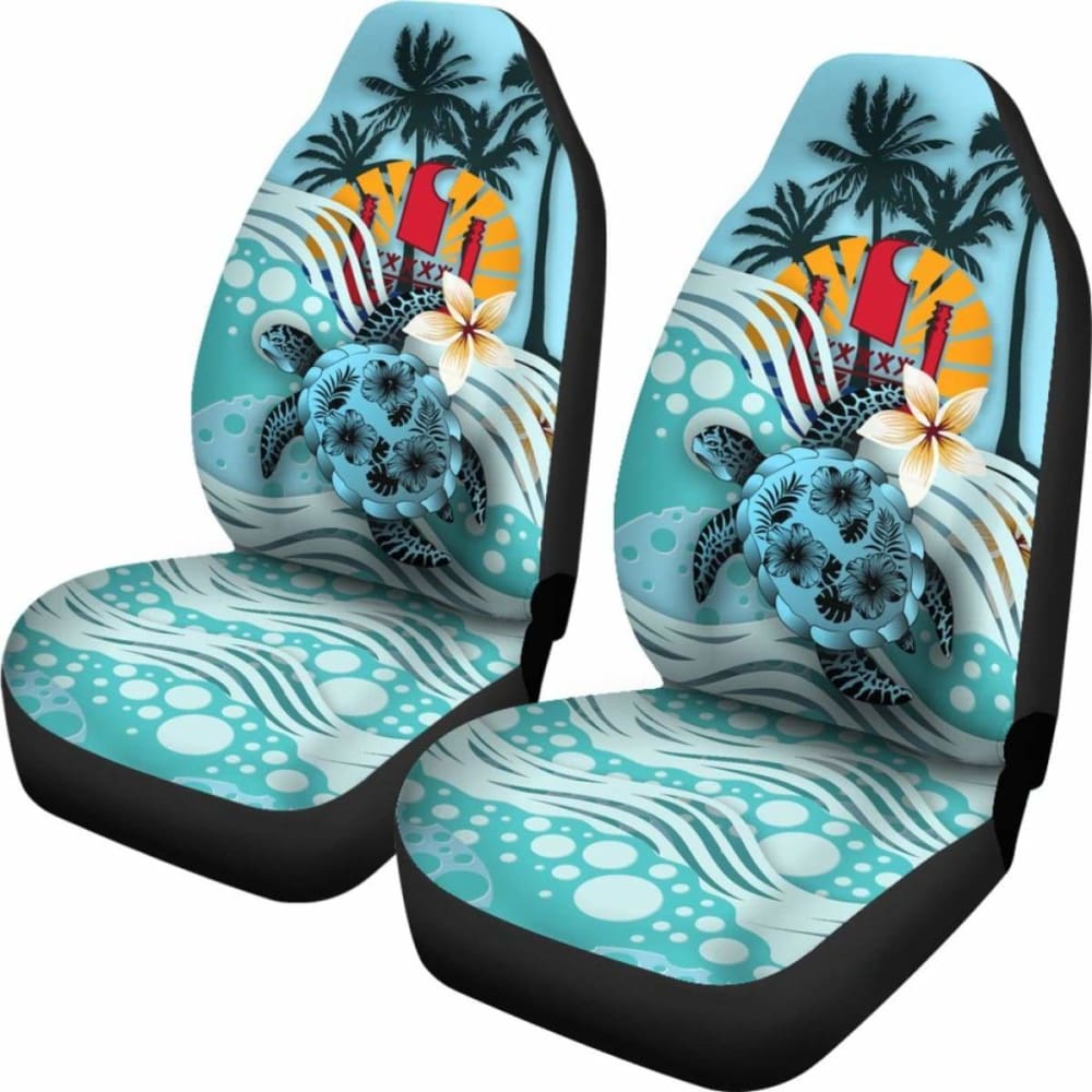 Tahiti Car Seat - Blue Turtle Hibiscus Amazing