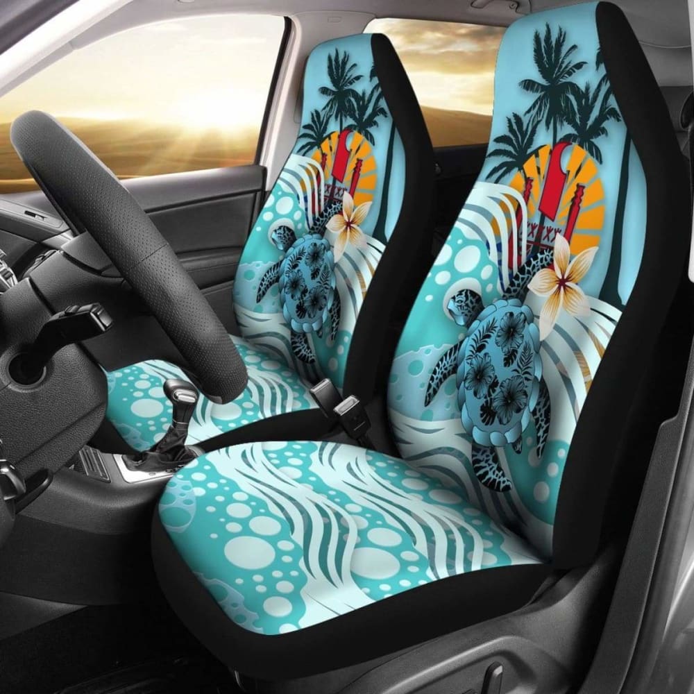 Tahiti Car Seat - Blue Turtle Hibiscus Amazing