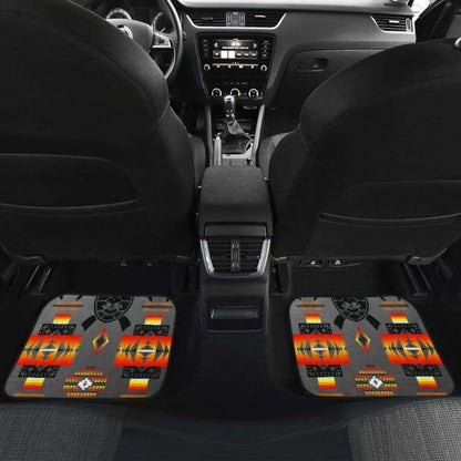 Turtle Car Mats Gray Front And Back Car Mats (Set Of)