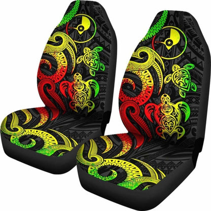 Yap Micronesian Car Seat Covers - Reggae Tentacle Turtle -