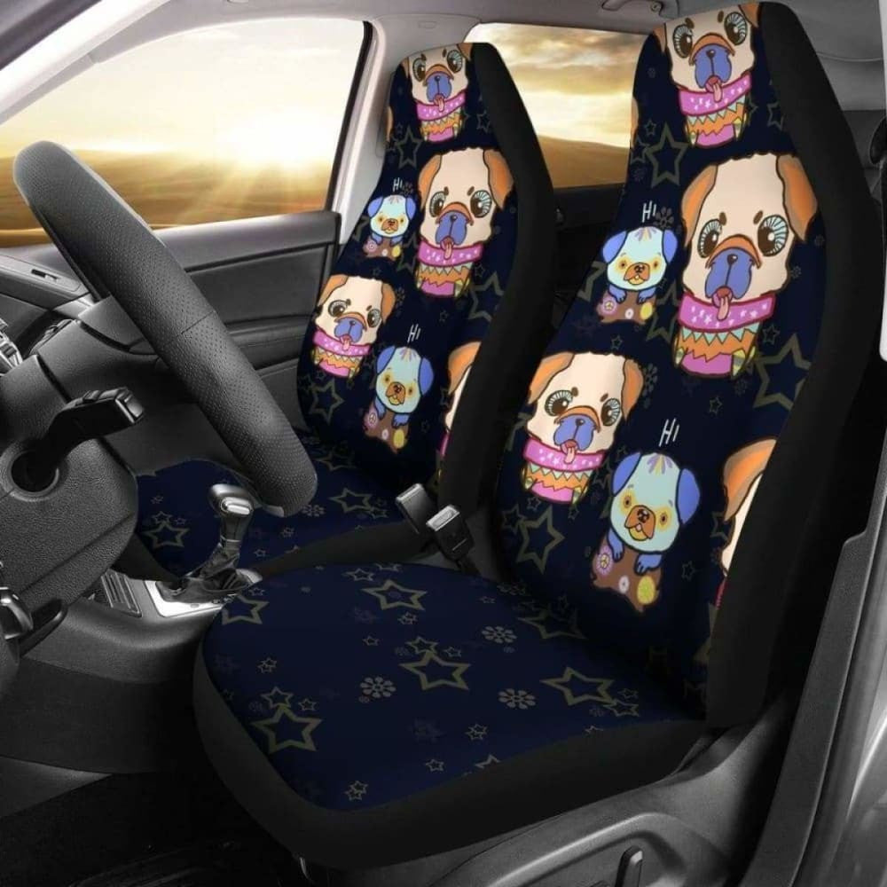 Pug Car Seat Covers