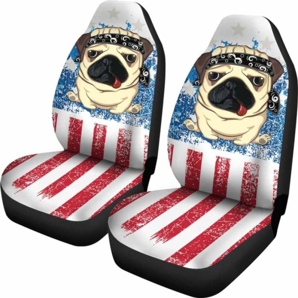 American Pug Car Seat Covers