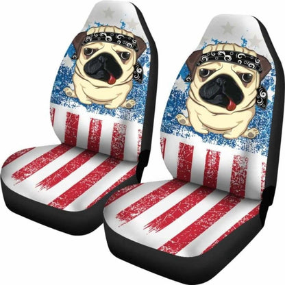 American Pug Car Seat Covers